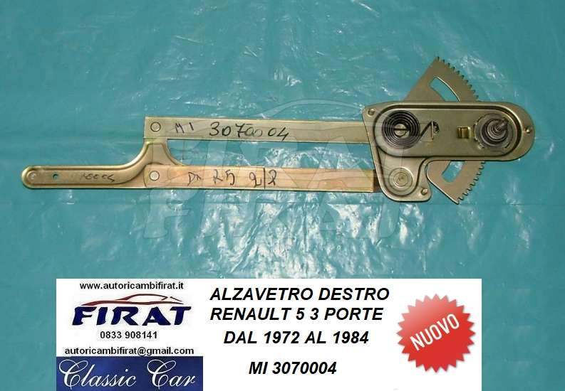 ALZAVETRO DX RENAULT 5 3 PORTE